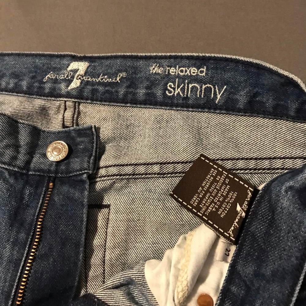 7 for all mankind High rise jeans size 27 - Picture 2 of 2